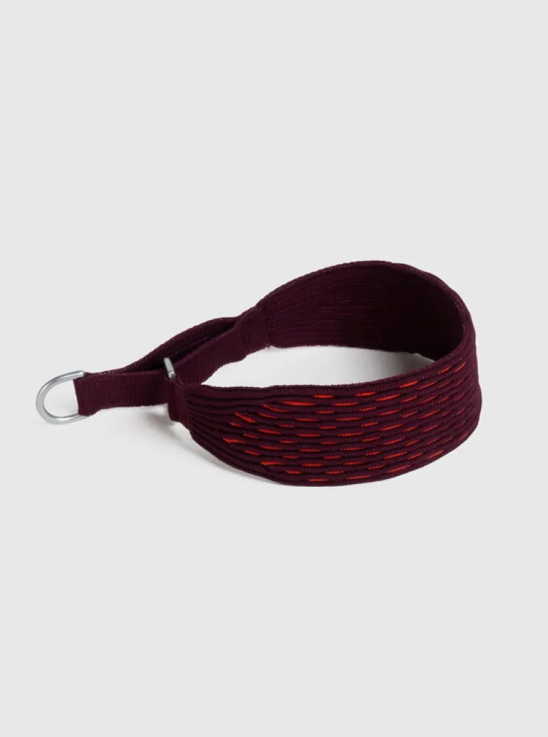 Masimalo 3D Knit collar, aubergine - lava