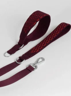 Masimalo 3D Knit leash, aubergine - lava