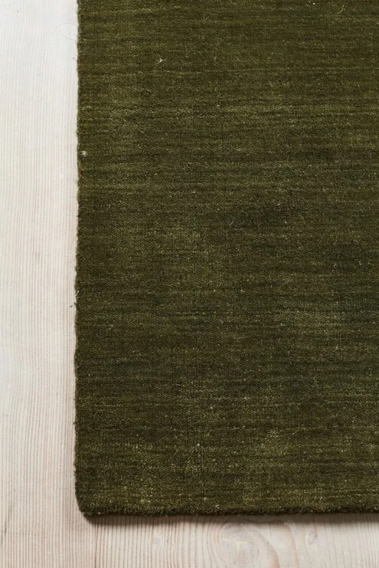 massimo copenhagen Earth rug, moss green
