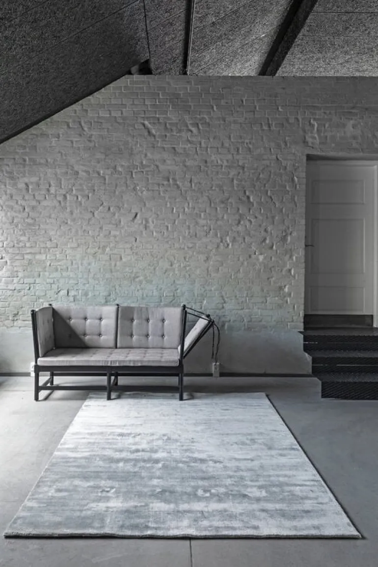 massimo copenhagen Earth Bamboo rug, concrete gray