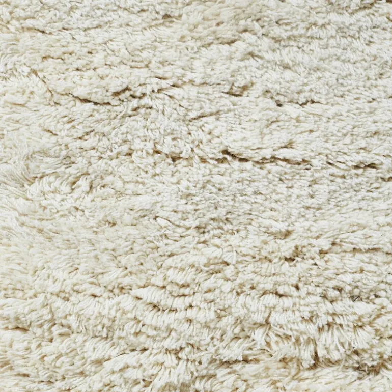 massimo copenhagen Rya rug, cream