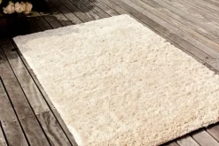 massimo copenhagen Rya rug, cream