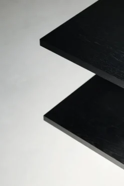 Massproductions Bit table, black stained oak