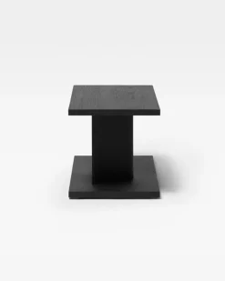 Massproductions Bit table, black stained oak