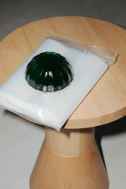 Massproductions Draft side table, beech