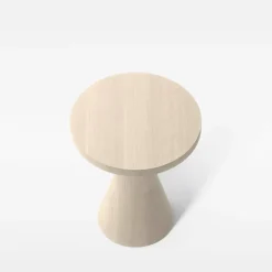 Massproductions Draft side table, beech