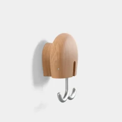 Massproductions Hercule wall hook, oiled oak