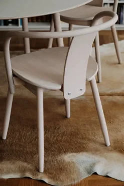 Massproductions Icha chair, white oiled beech