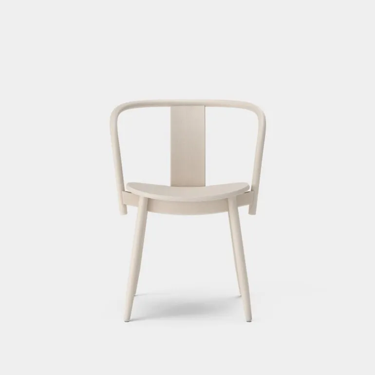 Massproductions Icha chair, white oiled beech