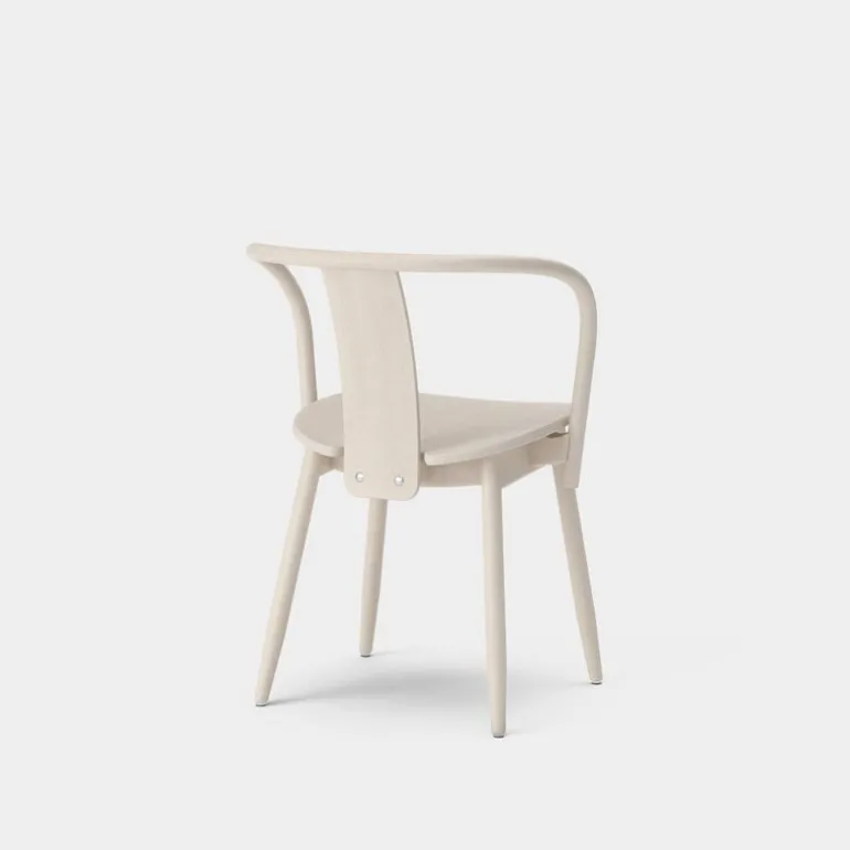 Massproductions Icha chair, white oiled beech