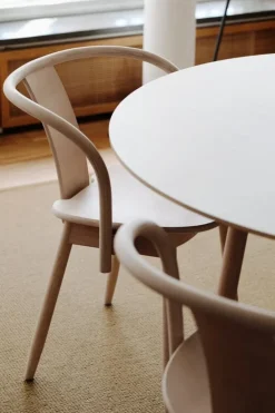 Massproductions Icha chair, white oiled beech