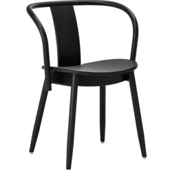 Massproductions Icha chair, black stained beech