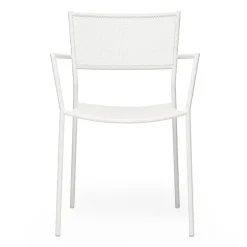 Massproductions Jig Mesh armchair, white