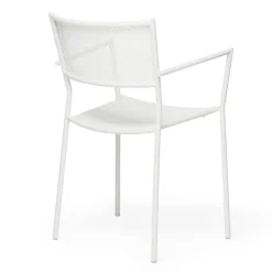 Massproductions Jig Mesh armchair, white