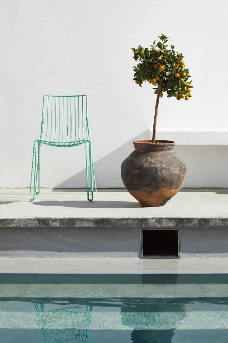 Massproductions Tio chair, oilcloth green