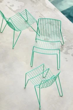 Massproductions Tio chair, oilcloth green