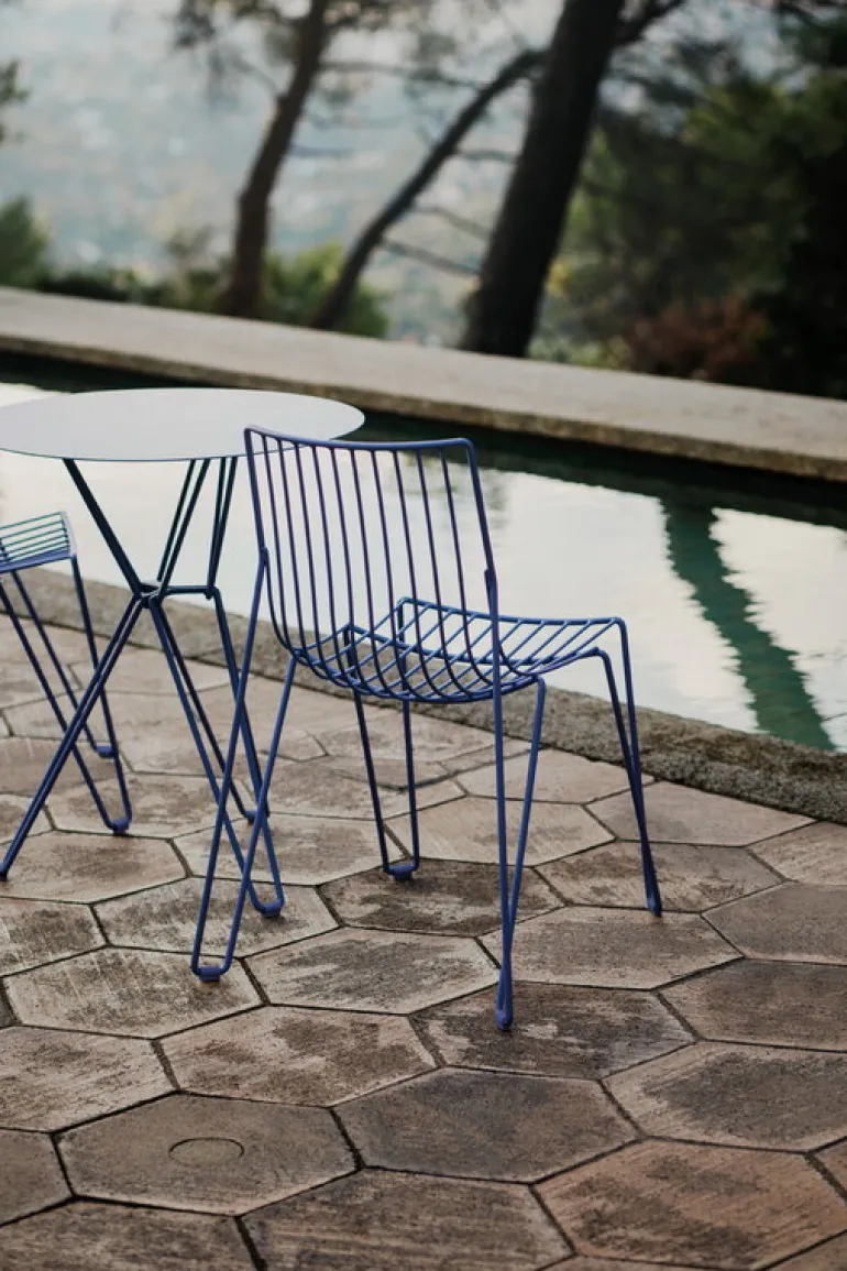 Massproductions Tio chair, overseas blue