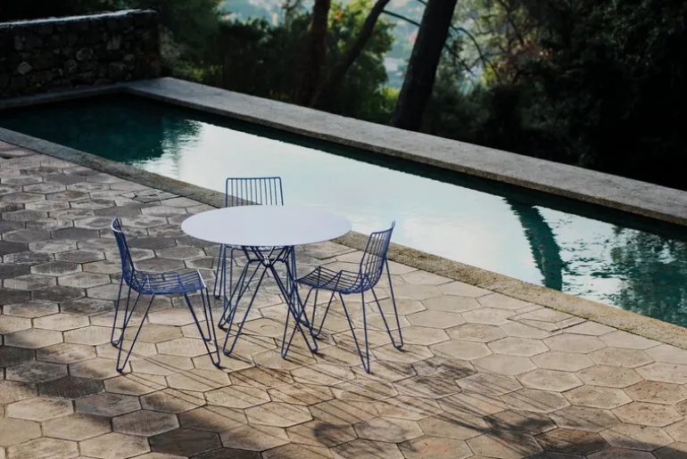 Massproductions Tio chair, overseas blue