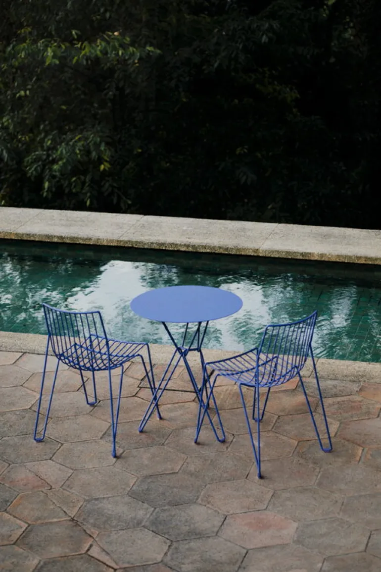 Massproductions Tio chair, overseas blue