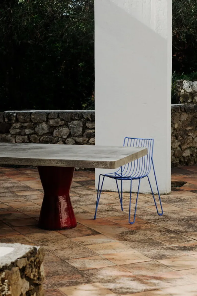 Massproductions Tio chair, overseas blue