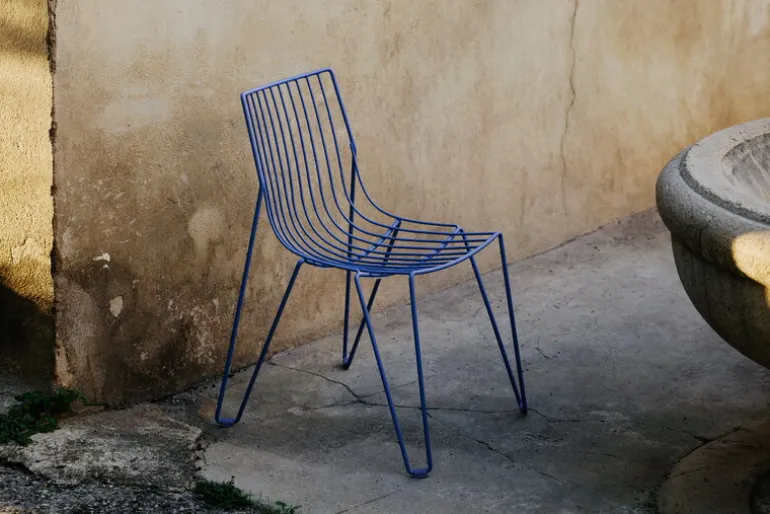 Massproductions Tio chair, overseas blue