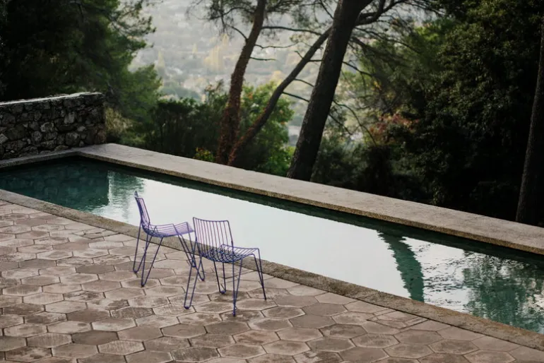 Massproductions Tio chair, overseas blue