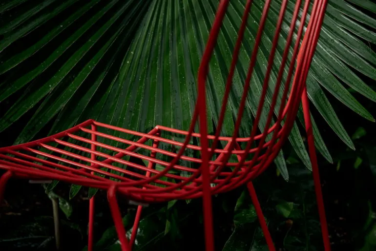 Massproductions Tio chair, pure red