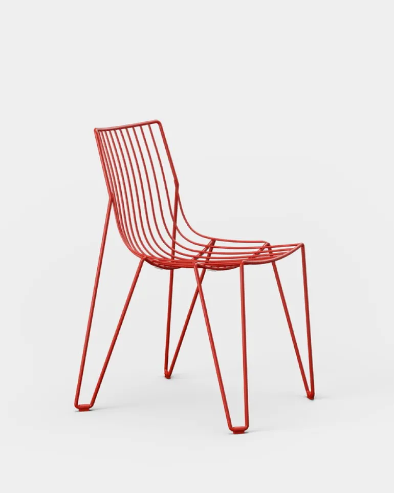 Massproductions Tio chair, pure red