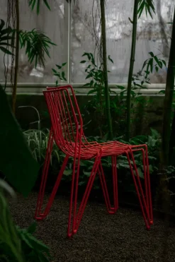 Massproductions Tio chair, pure red