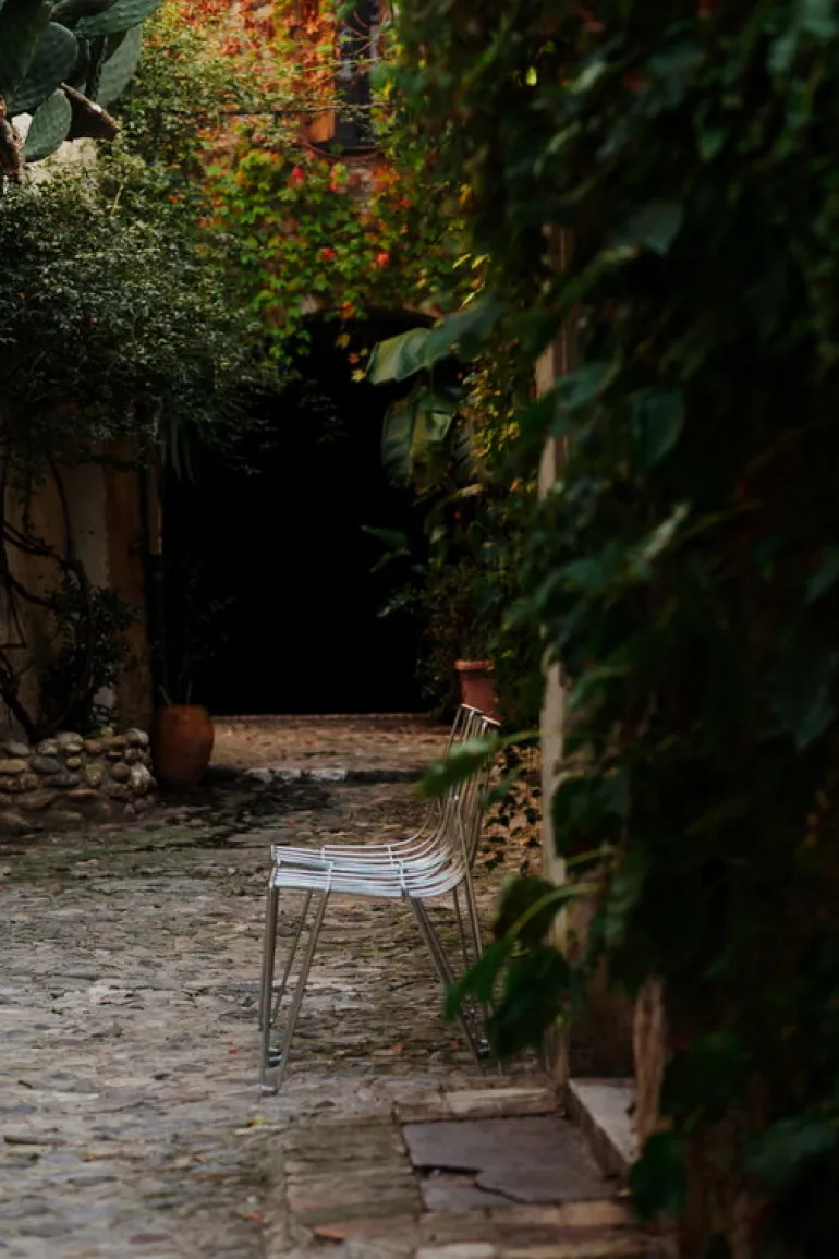 Massproductions Tio chair, hot dip galvanised