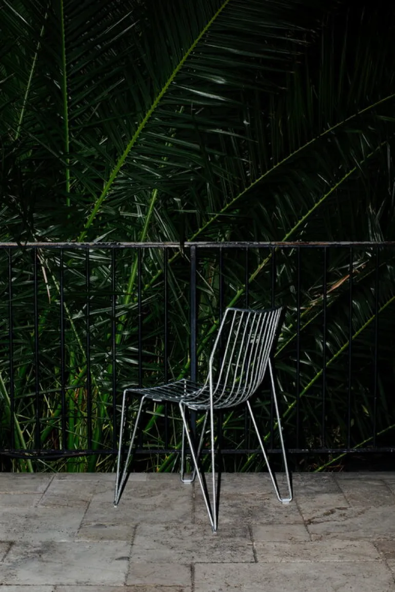 Massproductions Tio chair, hot dip galvanised
