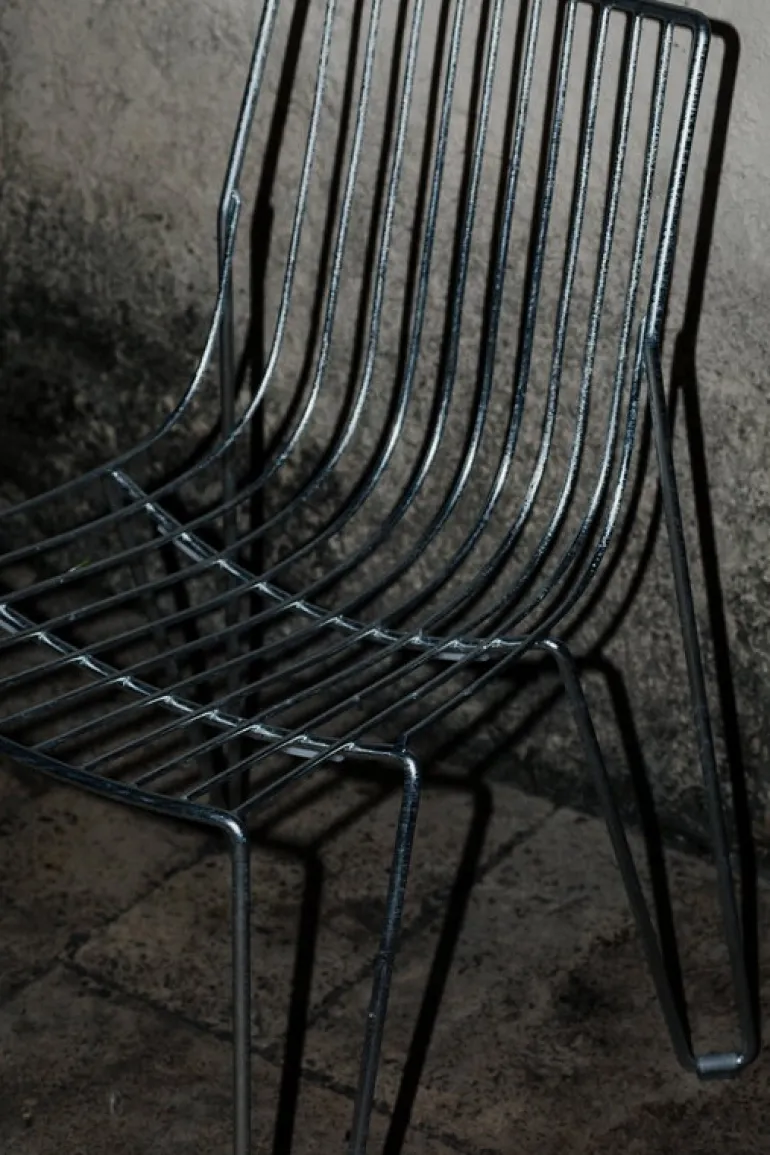 Massproductions Tio chair, hot dip galvanised