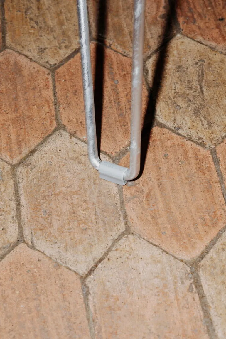 Massproductions Tio chair, hot dip galvanised