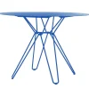 Massproductions Tio dining table, 100 cm, overseas blue