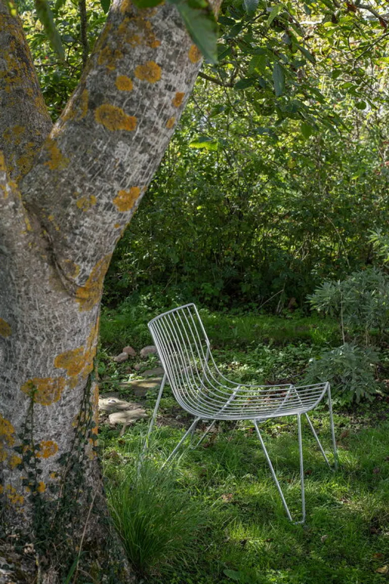 Massproductions Tio easy chair, hot dip galvanized