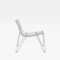 Massproductions Tio easy chair, hot dip galvanized