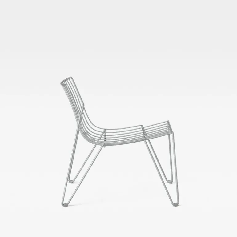 Massproductions Tio easy chair, hot dip galvanized