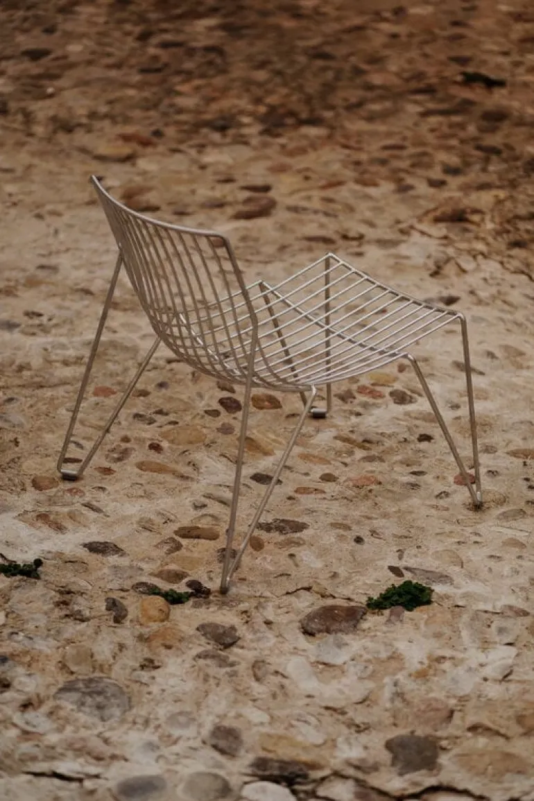 Massproductions Tio easy chair, hot dip galvanized