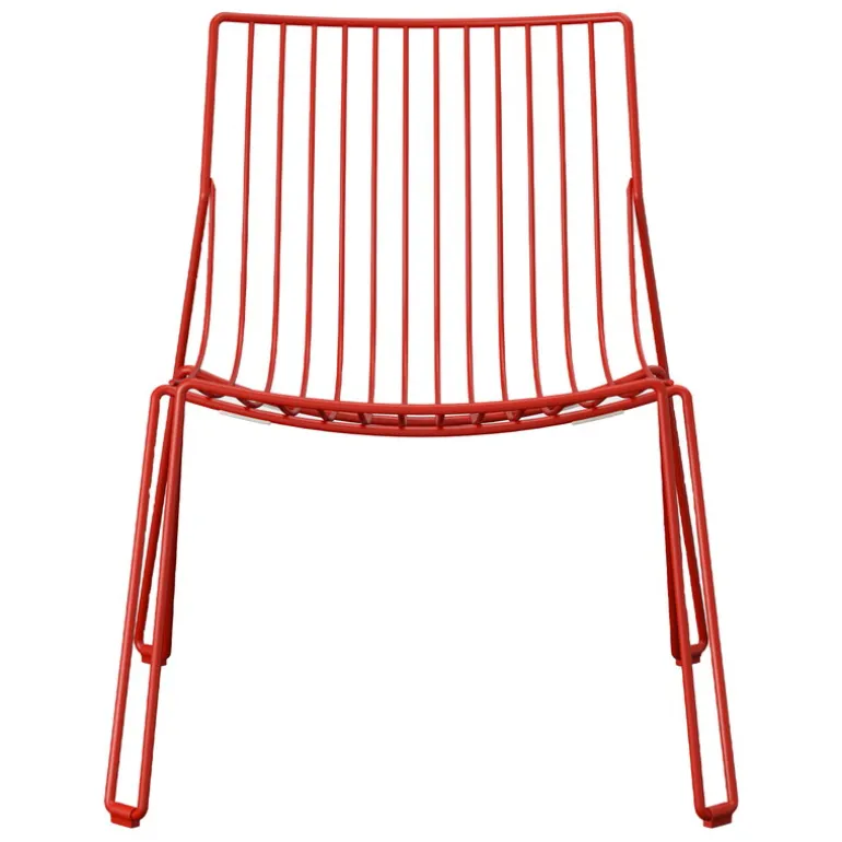 Massproductions Tio easy chair, pure red