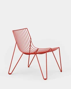Massproductions Tio easy chair, pure red