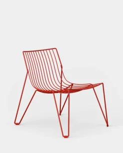 Massproductions Tio easy chair, pure red