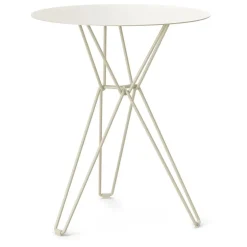 Massproductions Tio table, 60 cm, high, ivory