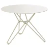 Massproductions Tio table, 60 cm, low, ivory