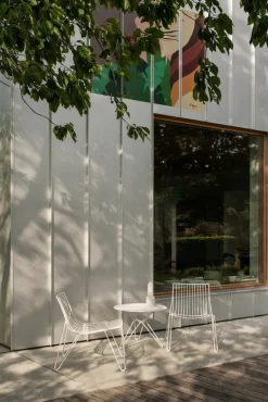 Massproductions Tio table, 60 cm, low, ivory