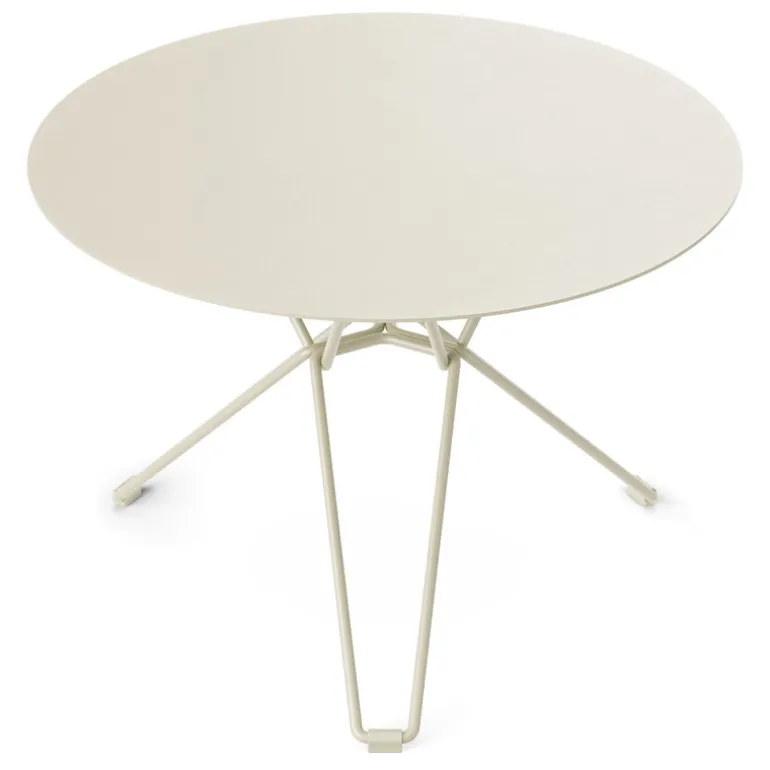Massproductions Tio table, 60 cm, low, ivory