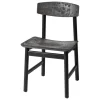 Mater Conscious 3162 chair, black beech - coffee waste black