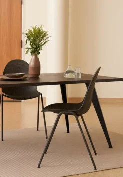 Mater Eternity chair, coffee waste black