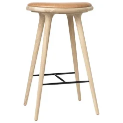 Mater High Stool, 74 cm, soaped oak