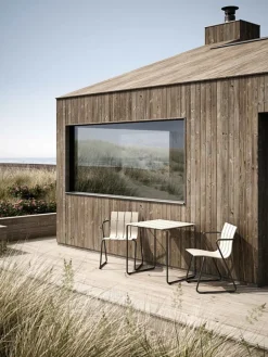 Mater Ocean table, 70 x 70 cm, sand