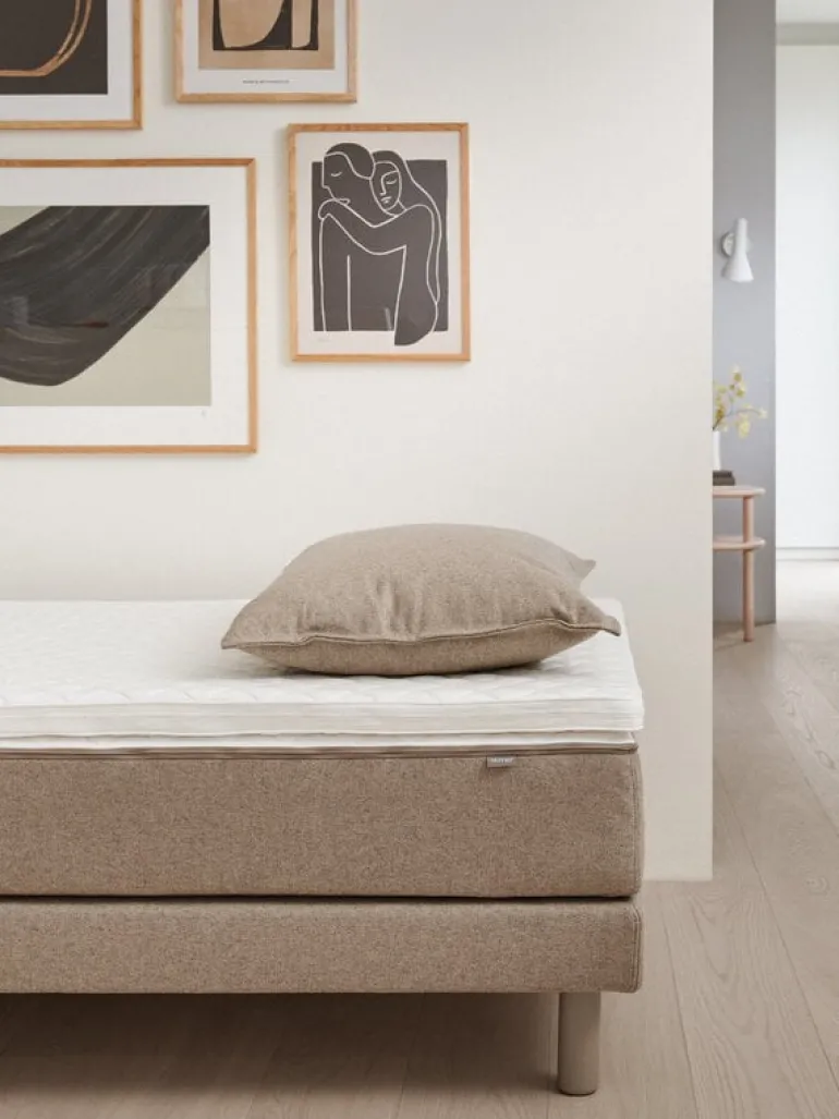 Matri Aina bed, 90 x 200 cm, beige